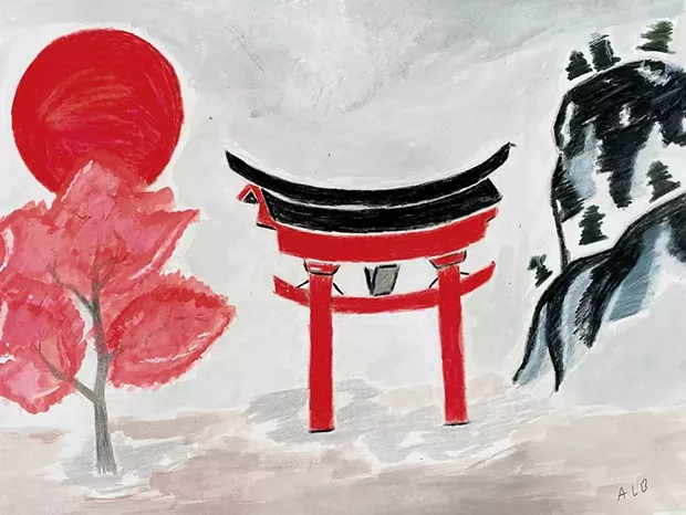Japan" by Aung B., age 14