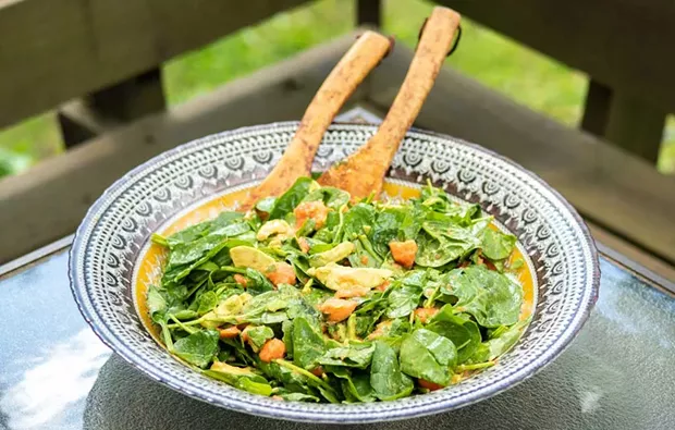 Papaya-Avocado Salad - ANDY BRUMBAUGH
