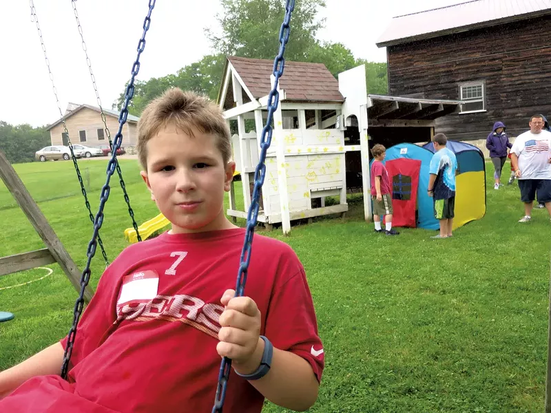 Taking a swing break - MATTHEW THORSEN