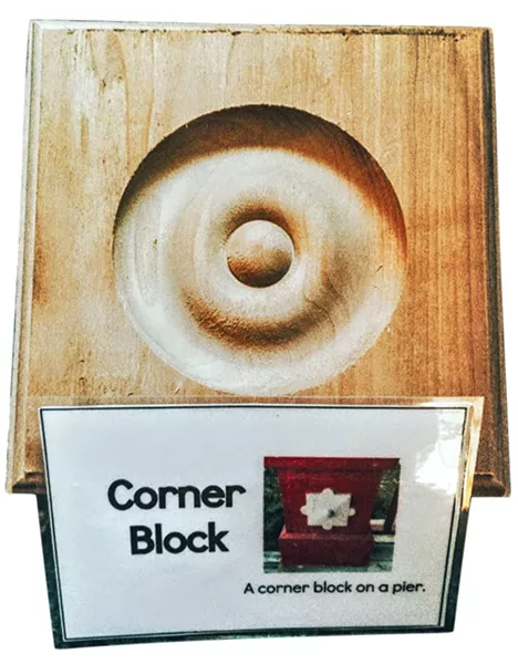Building material from the toolkit - COURTESY OF PRESERVATION BURLINGTON