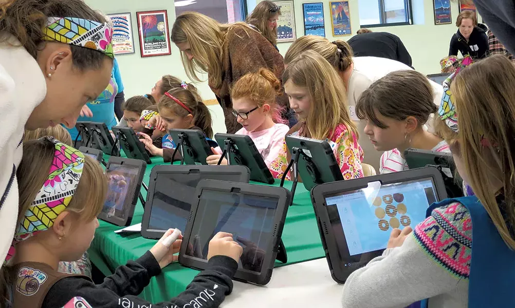 Scouts try out Digital Cookie 2.0 - MATTHEW THORSEN