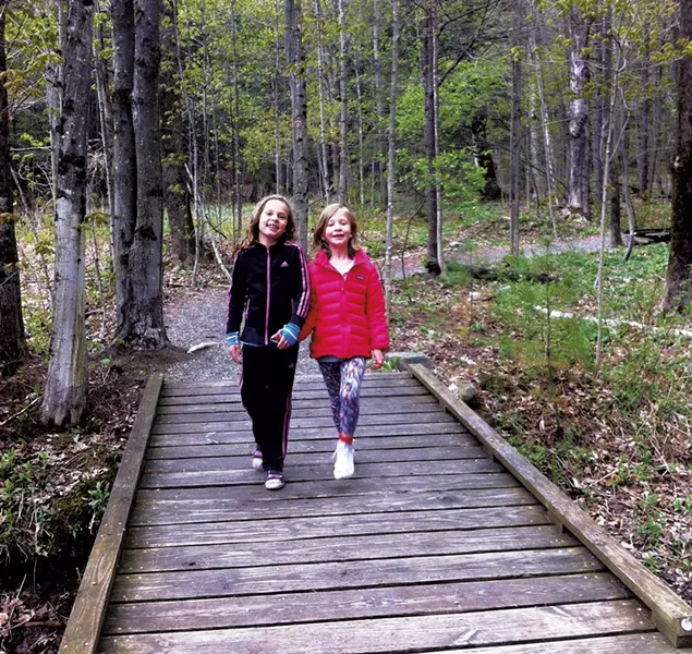 Hiking in Stowe - COURTESY OF STOWE LAND TRUST