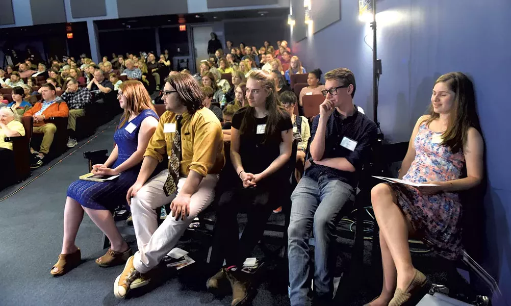 Young Writers Projectparticipants at the organization's Celebration of Writing this year - COURTESY OF YOUNG WRITERS PROJECT