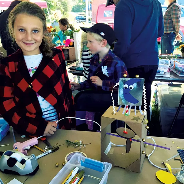 Mira at the Champlain Mini Maker Faire - ALISON NOVAK
