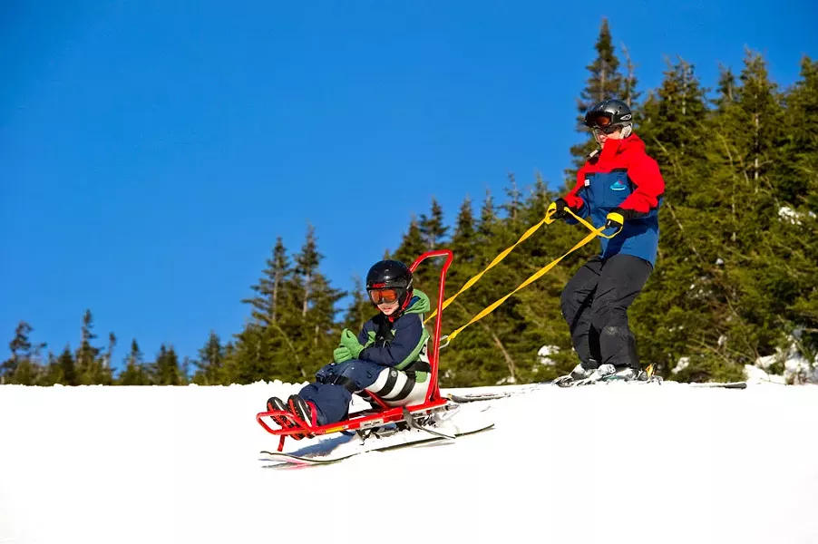 Adaptive skiing at Smugglers' Notch - COURTESY OF SMUGGLERS' NOTCH