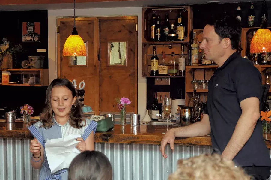 Mira delivers her speech to Jeff - COURTESY OF ALISON NOVAK