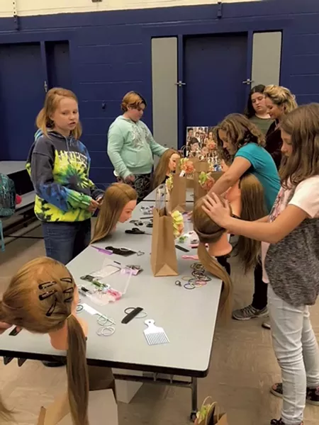 Hairstyling in Irasburg - COURTESY OF MOLLY VEYSEY