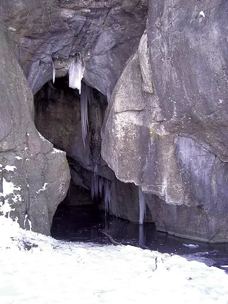The entrance to the cave - COURTESY OF WINOOSKI VALLEY PARK DISTRICT
