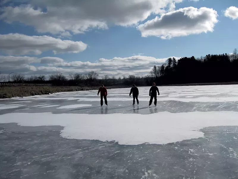 Skating near the Sea Caves - COURTESY OF WINOOSKI VALLEY PARK DISTRICT