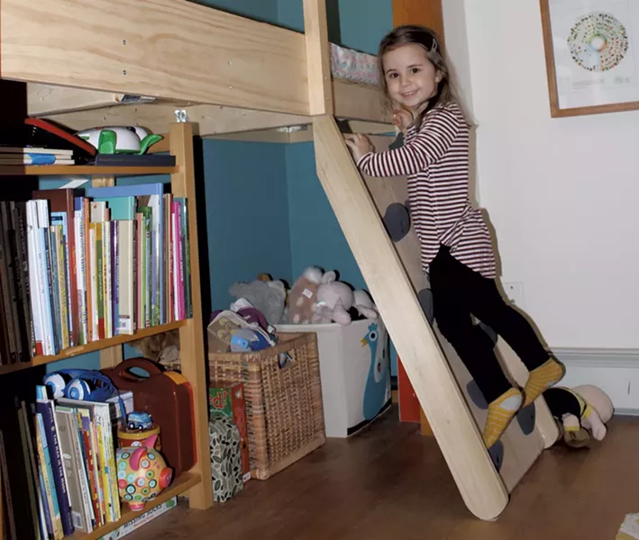 Reagan Wentz has a loft where her closet used to be - MARY ANN LICKTEIG