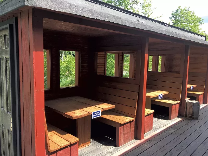 The playground's dining car - COURTESY OF LAIRD MACDOWELL