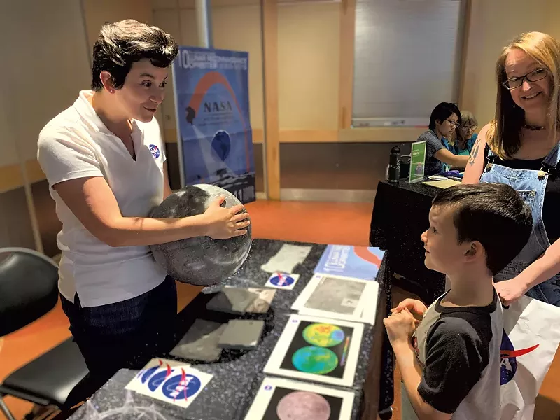 Learning about the moon at ECHO