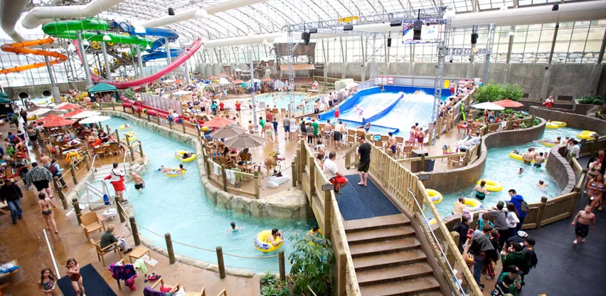 The Pump House water park at Jay Peak