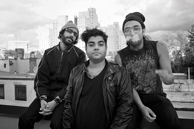 Das boys: (From left) Vazquez, Suri and Kondabolu. - PHOTO: JON BROWN.