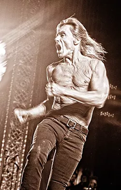 Iggy Pop getting things started at The Michigan Theater. - PHOTO: DOUG COOMBE