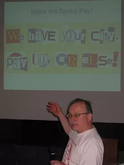 Mike Shane of Moratorium Now! talks about the role banks have played in Detroit’s fiscal crisis.