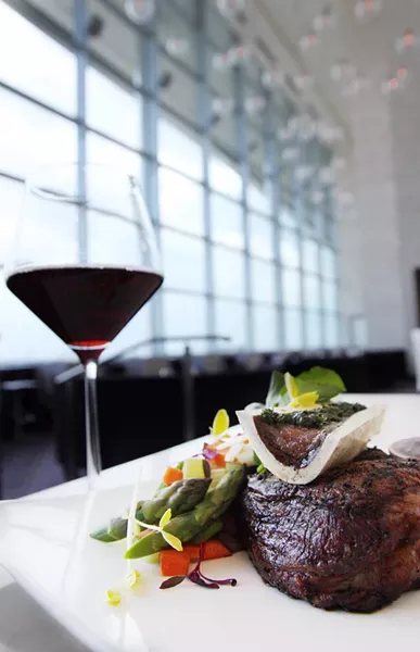 Prime rib from Detroit's Iridescence. - MT PHOTO: KRYSTI SPENCE