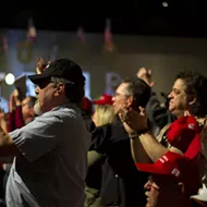 Fear and loathing at a Detroit rally to &lsquo;build the wall&rsquo;