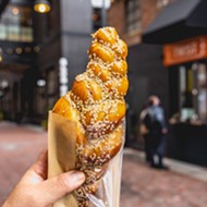 Twist is now serving gourmet soft pretzels out of a walk-up window behind Detroit's Shinola Hotel
