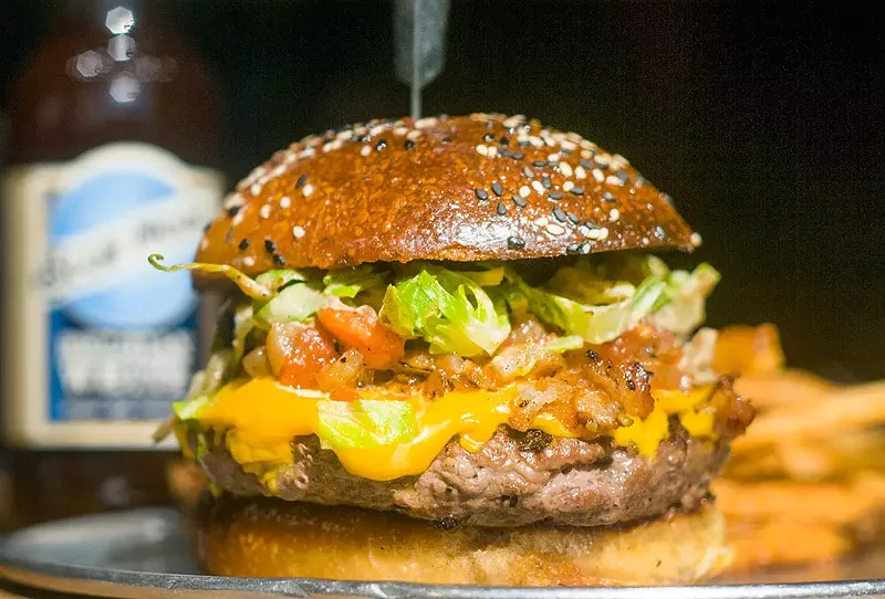 Cheeseburger from Rock City Eatery. - TOM PERKINS