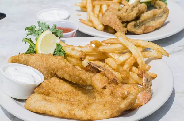 Fish and chips from Bobby Mac's in Anchor Bay. - TOM PERKINS