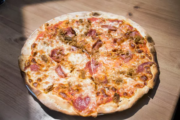 Pizza at Aramando's in Windsor. - TOM PERKINS