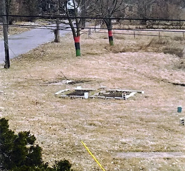Raised beds pictured early this year. - COURTESY OF ROBERT BURTON-HARRIS