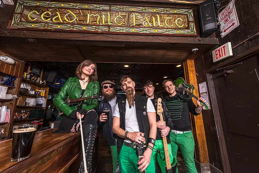 Stone Clover: Fanny Daigh, Jacob Pratt, Pauly Brady, Michael Berger, Connor Payne. - DOUG COOMBE