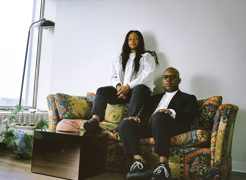 Aleiya Lindsey and Amani Olu, co-founders of Detroit Art Week. - JAY ADAMS
