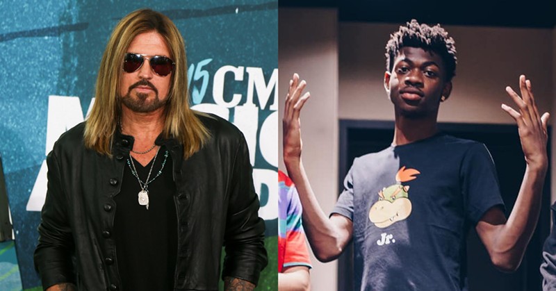 Billy Ray Cyrus and Lil Nas X. - DEBBY WONG / SHUTTERSTOCK.COM, DIFRONZO / WIKIMEDIA CREATIVE COMMONS