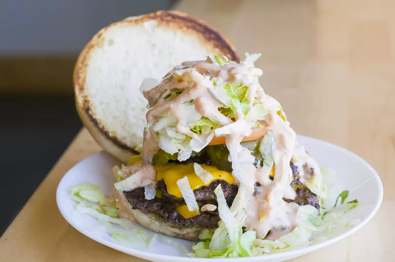 Moroccan Burger. - TOM PERKINS
