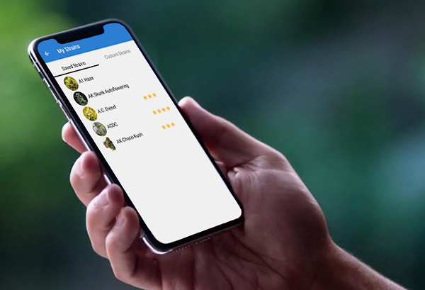 Cell phone app Weedi. - DENOVO STUDIOS