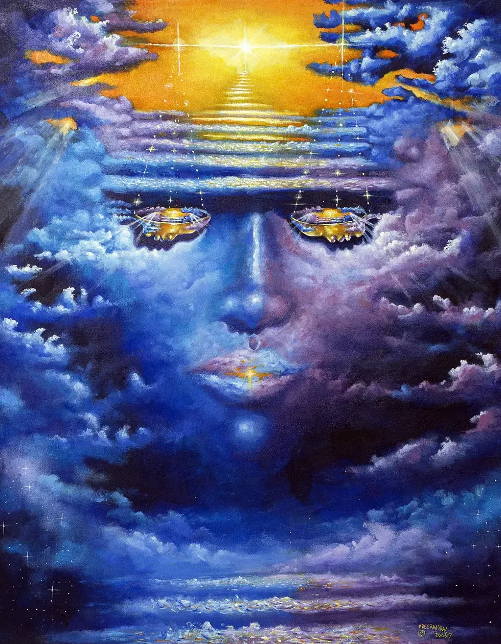 "Justice," a painting by Ray Gray. - RAY GRAY