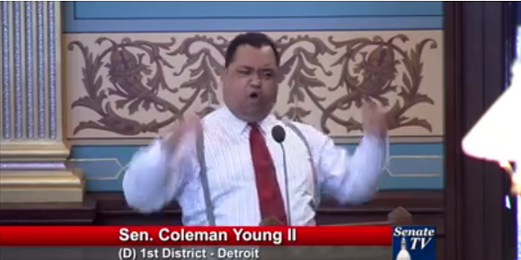 SCREENSHOT FROM COLEMAN YOUNG II VIDEO ON FACEBOOK