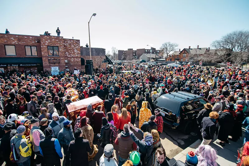Detroit&rsquo;s Marche du Nain Rouge parade draws thousands. - COURTESY PHOTO