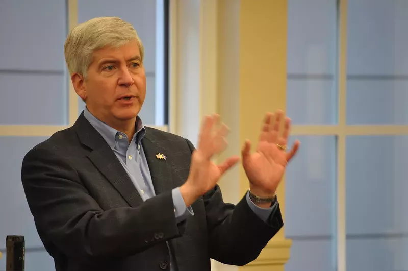 Former Governor Rick Snyder. - MICHIGAN MUNICIPAL LEAGUE VIA FLICKR