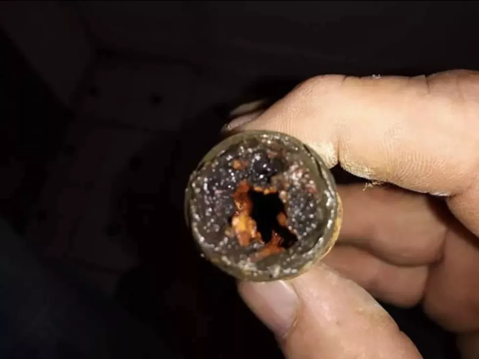 Flint resident Bruce Stiers made a habit of carrying a galvanized steel pipe with sludge and sediment rotting away inside of it. Former Gov. Rick Snyder's right-hand man, Rich Baird, took it and never returned it. - BRUCE STIERS