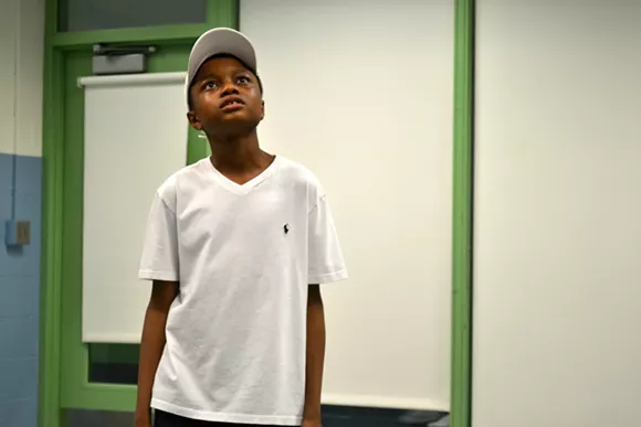 Justin Malone-Horton, 15, playing the title role in "An'Dee." - PHOTO BY AARON ROBERTSON