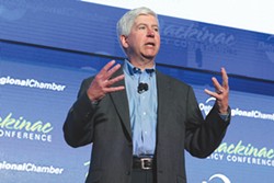 Gov. Rick Snyder speaks at the Mackinac Policy Conference on June 1. - PHOTO COURTESY OF THE DETROIT REGIONAL CHAMBER.