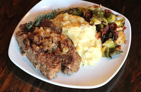 Meatloaf from Republica. - PHOTO BY RYAN PATRICK HOOPER.
