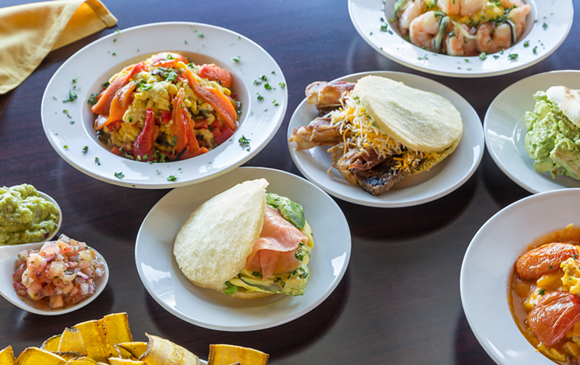 Exotic dishes fit for sharing the day abound at Garrido's in Grosse Pointe Woods. - PHOTO BY JACOB LEWKOW.