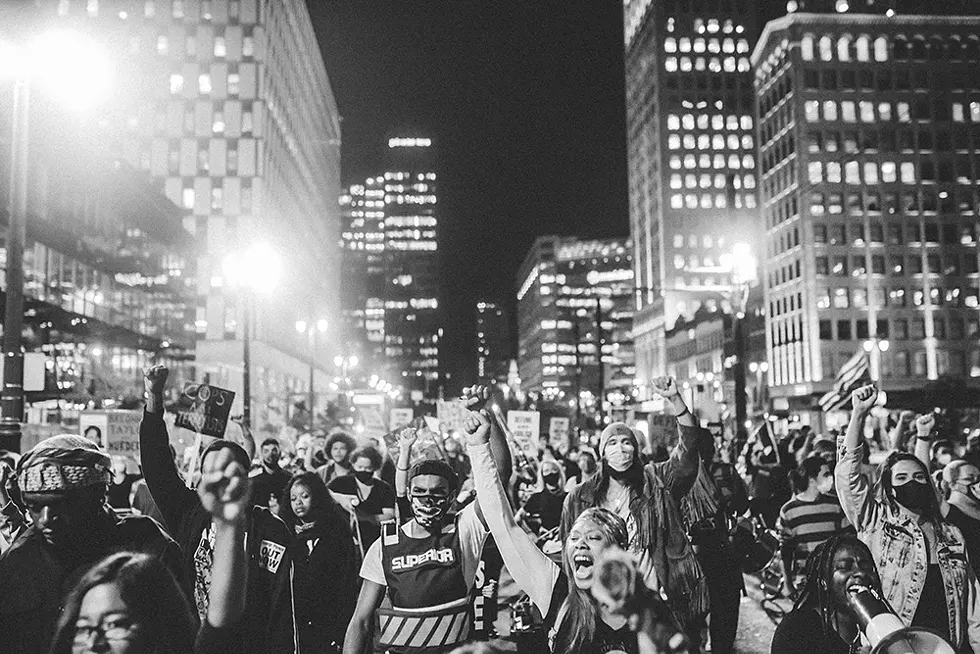 Police brutality protesters, lead by activist group Detroit Will Breathe, have been marching in the streets of the Motor City for more than 100 days. - MARC KLOCKOW