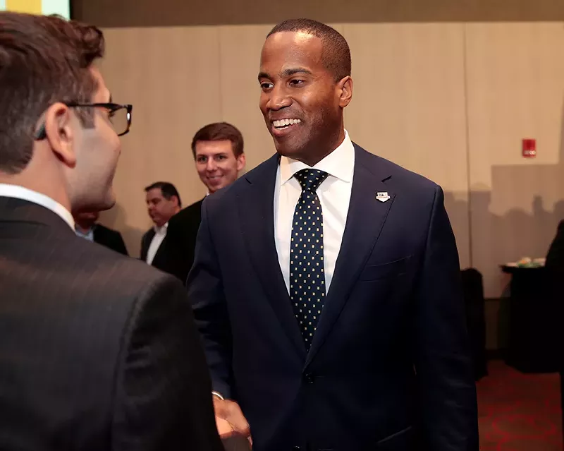 Senate candidate John James. - REUTERS/REBECCA COOK