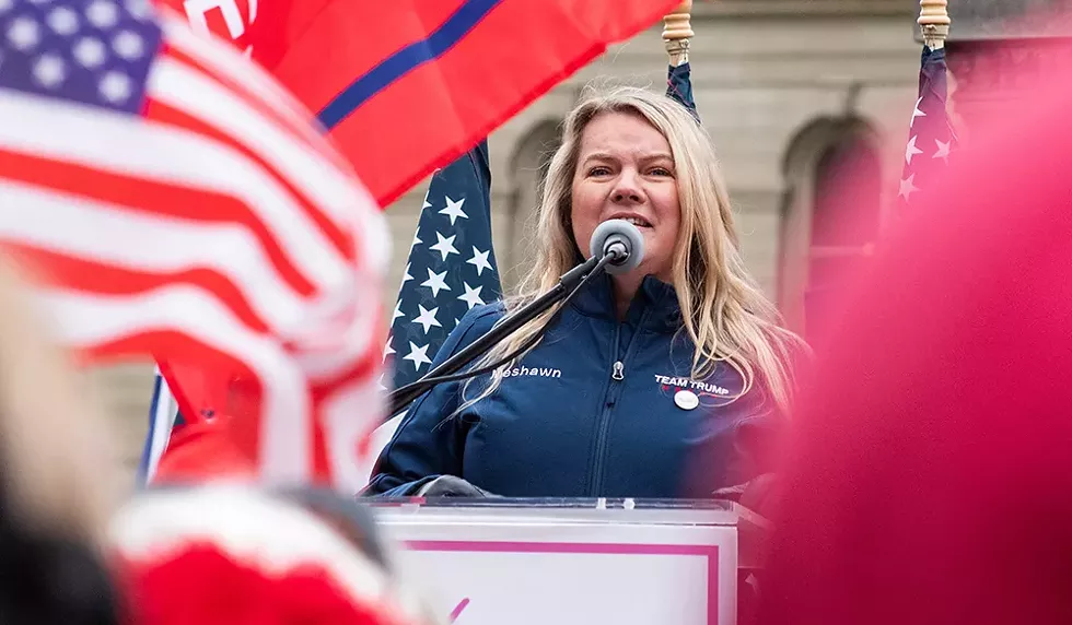 While Republican leaders on the national level are trying to unify the party to win back moderate voters, the GOP in Michigan and other states are becoming more extreme in their embrace of Trumpism. - BRICE TUCKER