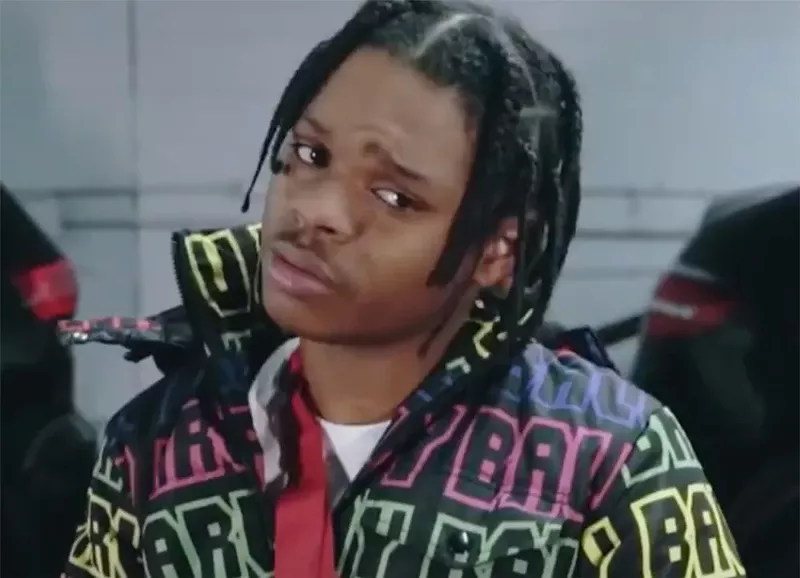 Screengrab of 42 Dugg in the music video for "Narcos" by Mitch PNF. - SCREENGRAB, YOUTUBE