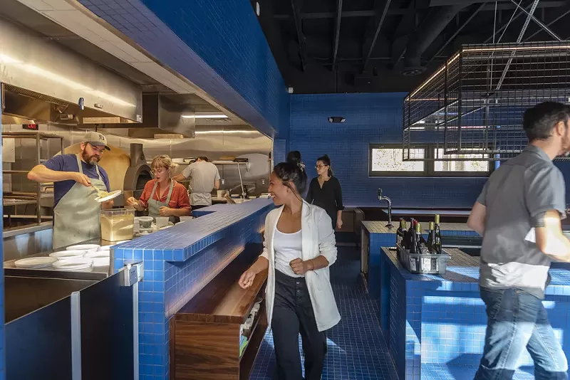 The Takoi team getting ready to open Magnet. The restaurant closed and will now be home to a new spot called Barda. - CHRIS MIELE