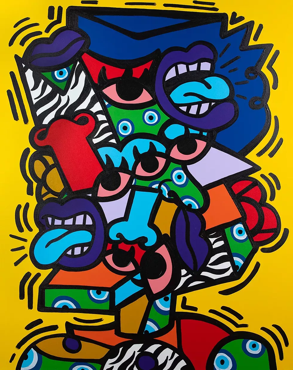 Sheefy McFly has collaborated with Detroit-based fine art print house 1xRun. - COURTESY OF THE ARTIST