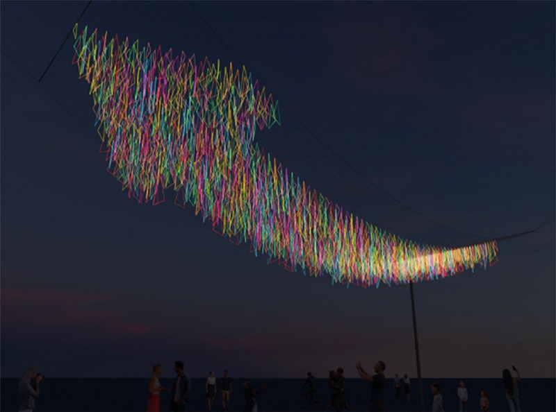 Beacon Park is launching a new art installation titled “Bounce” by NYC-based design studio Hou de Sousa. - COURTESY PHOTO