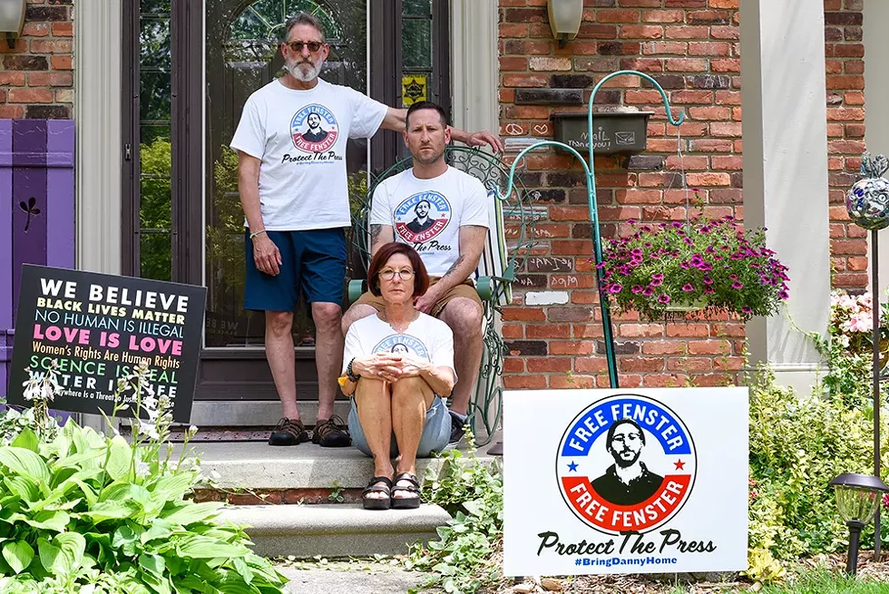 The Fensters and Danny's supporters launched a website where people can buy "Free Fenster" shirts. Bryan says Danny will decide where all proceeds will go once he's released. - KELLEY O’NEILL