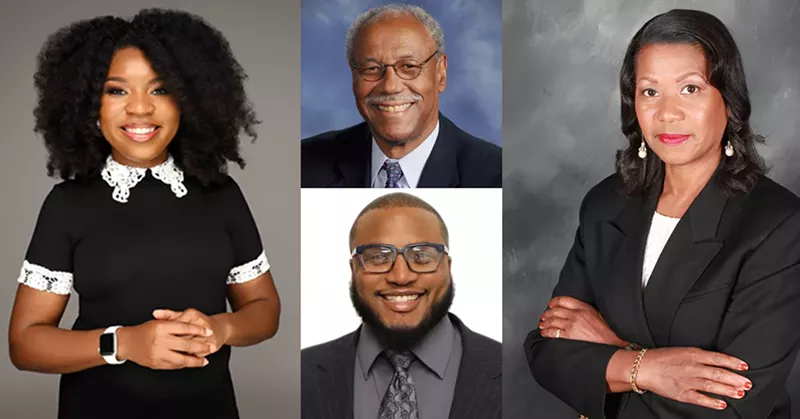 Some of the candidates running against incumbent Detroit Mayor Mike Duggan. - COURTESY PHOTOS